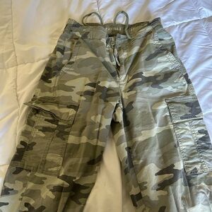 American Eagle Outfitters Camouflage Cargo Joggers